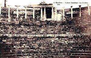 GUELMA - RUINES ROMAINES - THEATRE - 1933